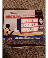 Disney Jr Mickey Led Message Light Box stocking stuffer customizable 85 ... - £9.71 GBP