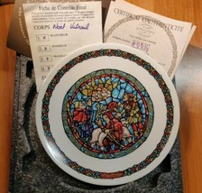 Darceau-Limoges Porcelain Collectors Plate Angels Three Wise Men Jesus Christmas - £19.28 GBP