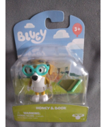New Bluey Story Starter 2-Pack Honey & Book Mini Figure's Moose Free Shipping - $14.84