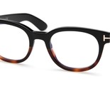 NEW TOM FORD TF5807-B 005 Black Havana Eyeglasses Frame 50-21-145mm B40m... - $171.49