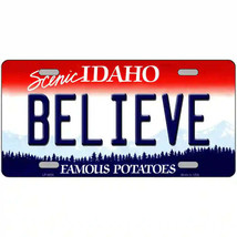 Believe Idaho Metal Sign - $20.52 CAD