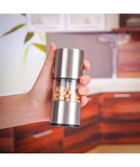 Pepper Grinder Salt Manual Crusher Gourmet Stainless Steel - $26.06 CAD