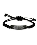 Useful Puzzles Black Rope Bracelet, Puzzles Started Out as a Harmless Ho... - £16.99 GBP