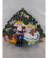Vintage Fitz and Floyd nutcracker Candy dish Christmas Tree Clara and King - €21,11 EUR