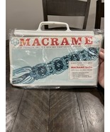 Vintage Girl Scout Macrame Sash Kit Crafts MCM Camelot Products - $32.66