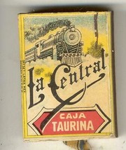 La Central CaJa Taurina  early 1900s Matchbox Bull fight Picture MEXICO.... - £7.98 GBP