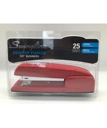 SWINGLINE 747 Red Stapler Business Desktop 25 Sheet Capacity Office Meta... - $19.75