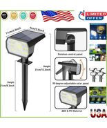 Cool White Solar Landscape Lights - 56 LED, Waterproof &amp; 3 Bright Modes,... - $1,476.87 MXN