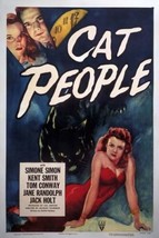 Cat People Simone Simon Kent Smith 8x12 inch movie poster - $15.99