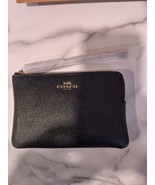 Coach Wallet For Women Black Zip 6 inch x 4 inch - $88.01 CAD