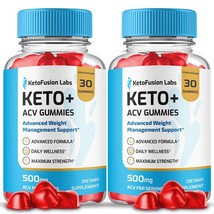 Keto Fusion Labs ACV gummies , KetoFusion Gummies Max Strength (2 Pack) - $28.22