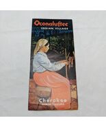 Oconaluftee Indian Village Cherokee North Carolina Brochure - €9,70 EUR