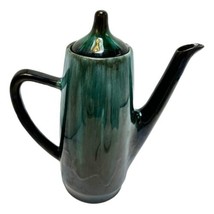 MCM Blue Mountain Tea Pot 9 in Tall Coffee Blue Green Black Glaze ON Can... - £41.96 GBP