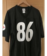 NFL MEN&#39;S PITTSBURGH STEELERS WARD TEAM JERSEY SHIRT. LARGE. USED VGC - £12.66 GBP