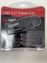 Gigaware -  26-321 - 4-port USB 2.0 Travel Hub Retractable Cable - PC/MAC/USB - £9.20 GBP