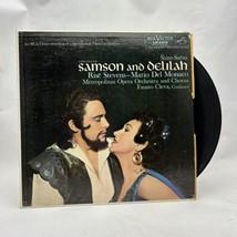 Saint-Saens: Samson and Delilah Rise Stevens Mario Del Monaco vinyl record - £7.08 GBP