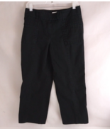 Ann Taylor The Loft Laura Capri Style Dress Pants Black Size 10 Inseam 25&quot; - $16.12 CAD