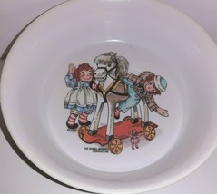 Vintage Oneida Deluxe Child’s Raggedy Ann & Andy Kids Plastic Bowl - $8.42