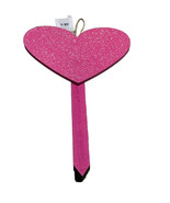 Valentines Day Pink Wooden Glittered Heart Garden Stake 9x18 Inches - €25,57 EUR