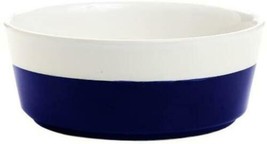 New WAGGO Dipper BOWL Midnight Blue DOG DISH Ceramic Silicone Medium 2.7... - $26.72