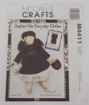 Mccalls Crafts Pattern #M4411 Sophie Ragtime Doll Beaded Embroidery Uncut 2004 - $7.99