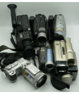 Vintage Sony/JVC Camcorder Lot For Parts or Repair No Batteries No Accessories - $37.69 CAD