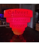 Vintage 1950s Calvert Reserve Lighted Wall Sconce Lamp Bar Sign Canadian... - $2,841.53 MXN