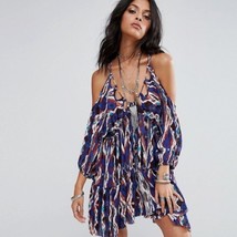 Free People Monarch Cold Shoulder Mini Dress XS NWT - £42.52 GBP