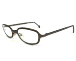 Vintage La Eyeworks Brille Rahmen PUFFER 549 Brown Oval Titan 47-22-135 - $50.91