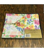 Vintage stationery ensemble gift set bright floral pattern paper and not... - $27.08 CAD