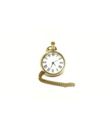 Vintage Pocket Watch with Chain  Elegant Decorative Pocket Watches (Pack... - £70.00 GBP