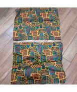 Spoonflower Set 2 Standard pillow Shams flanged tiki Polynesian green teal - €37,71 EUR