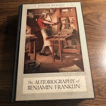 VTG 1923 Autobiography Of Benjamin Franklin Riverside Bookshelf Houghton Mifflin - £25.74 GBP