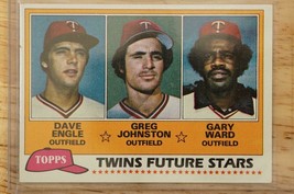 Vintage Topps Baseball Card 1981 Twins Future Stars Ward Engle Johnston #328 - $9.79