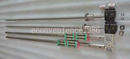 4 pcs HGR20-1400/2800mm Linear rail &amp;3 pcs RM2005-1400/2800/2800mm Ballscrew kit - £645.94 GBP