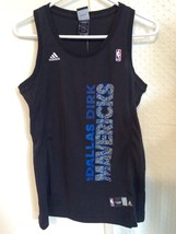 Adidas Women&#39;s NBA Jersey Dallas Mavericks Nowitzki Black Vertical sz S - £6.59 GBP