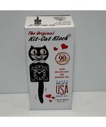 NEW Classic KIT-CAT BLACK KITTY CLOCK USA Vintage Wall Rolling Eyes Wagg... - $77.08 CAD