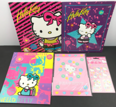 Hello Kitty Sanrio Letter Set, Stickers, and 3 Pocket Folders 2004 - $1,291.38 MXN