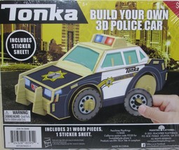 Tonka Build Your Own 3D Police Car - 31 Piece Kit W/Sticker - £6.70 GBP