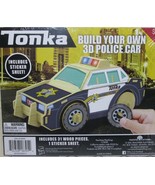 Tonka Build Your Own 3D Police Car - 31 Piece Kit W/Sticker - £6.68 GBP