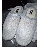 Lands' End  Clog Slippers Woman's SZ 9M.  Heather Gray Plush. New - $18.31