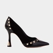 The Bella Vita Studded Black Leather Pump Women Shoe image 7