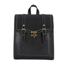 Designer Women Backpack Pu Leather Daypack Vintage Mochila Feminina Quality Brow - £46.33 GBP