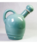 Mohawk Liqueur Ceramic Decanter R-4 No. 1 Empty Liquor Jug Gray Blue Color - $22.00