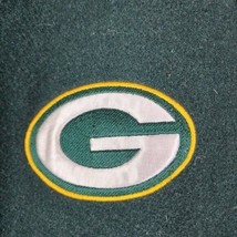 NFL Green Bay Packers Men&#39;s Wool Blend Full Zip Jacket Size Large - £66.10 GBP