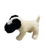 Vintage Animal Big T Toys  Plush Schnauzer Dog Black White - $31.16 CAD