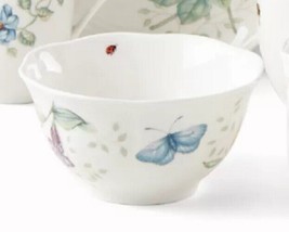 LENOX Butterfly Meadow 4-Piece Rice Bowl Set Tiger Swallowtail NEW w Tags - £34.75 GBP