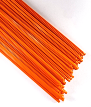 10 MICRO K&#39;NEX Orange 200mm 7.9&quot; Rods Bulk Parts Replacement part 530302 - £1.55 GBP