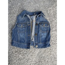 Women’s New York &amp; Company Jean Jacket Studs Size XS Cotton/spandex - $14.17