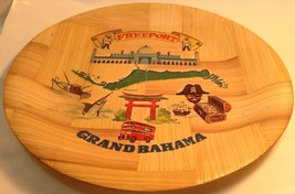 Vintage Decorative Plate Freeport ~ Grand Bahama Ancienne Assiette Decorative - £9.34 GBP